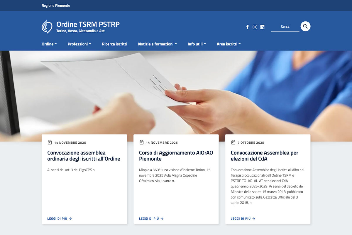 Ordine TSRM PSTRP - Visamultimedia