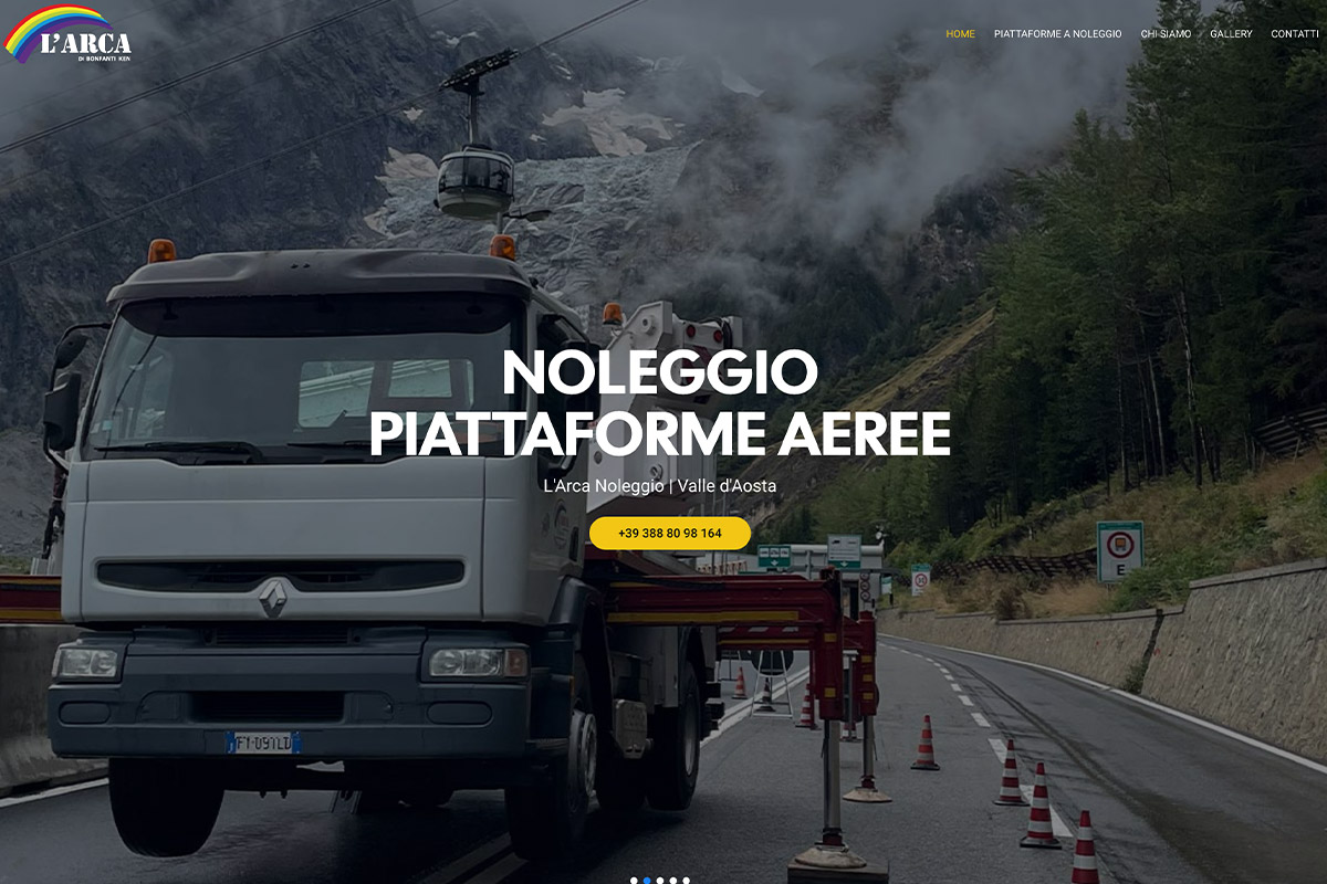 Noleggio piattaforme aeree - Visamultimedia